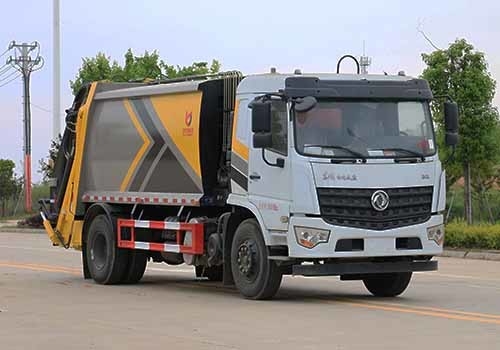 Buy Electric Control Switch Compressed Garbage Truck Easy Operation Electric Garbage Truck online manufacture