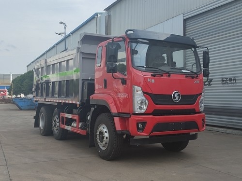 Buy Corrosion Resistant Heavy Dump Truck Leakproof Garbage Transport Truck With Ship Box Structure online manufacture