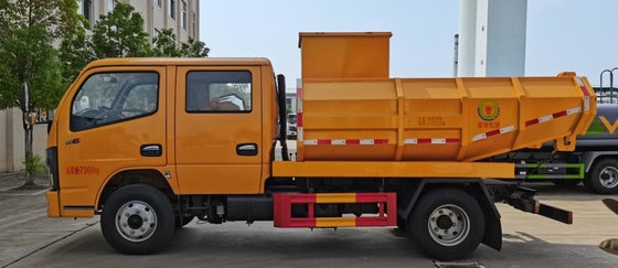 Beli Truk pembuangan sampah tertutup dengan fungsi pembuangan diri online manufacture