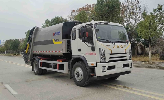 Buy Customizable Compressed Garbage Truck Satellite Positioning Compactor Truck online manufacture