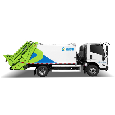 Automatic Trash Compactor Truck Carrier Rear Loaders Safety Operation