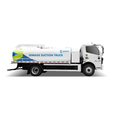 Sucking And Discharging Fecal Suction Truck With Extraction Pump For Street Drainage