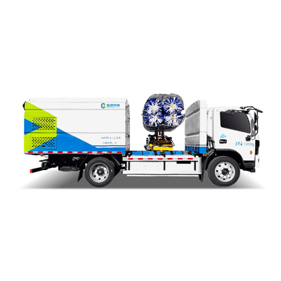 Eco Friendly Tunnel Cleaning Truck High Efficiency Guardrail Cleaning Truck
