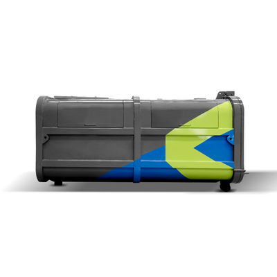 Lift Large Garbage Bin Sorting And Recycling Large Garbage Containers Refuse Collector