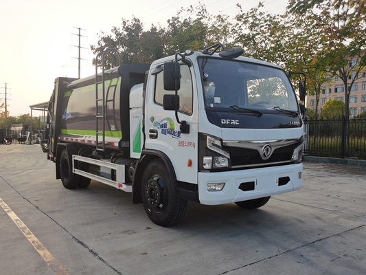 Camion de déchets comprimés à haut rendement avec un dispositif de seau entièrement scellé