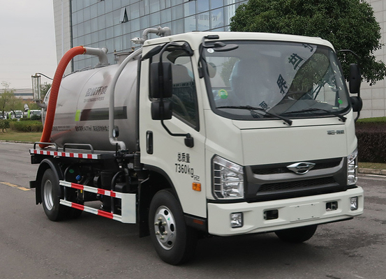 Energy Efficient Sewage Suction Truck With Optional Arm Support And Custom Tank Features