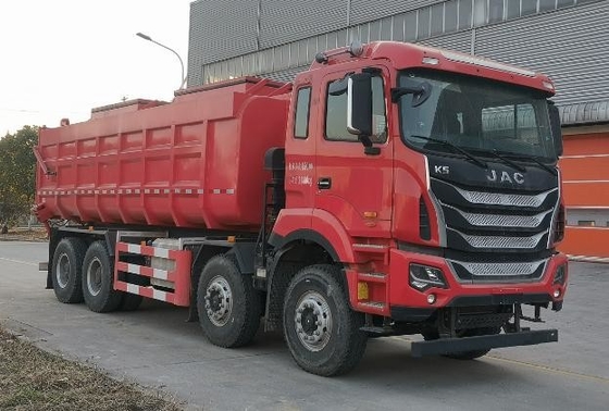 High Efficiency Garbage Dump Truck Transporting Sludge With Via Rear Unloading
