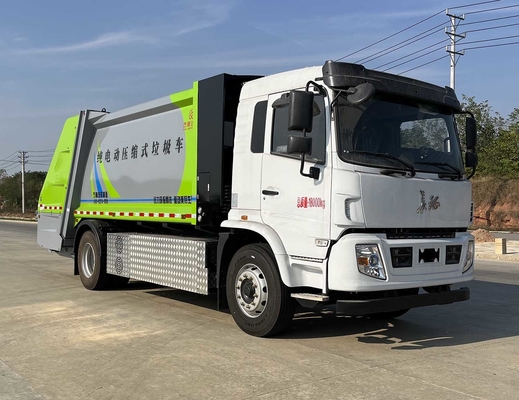 High Speed Heavy Garbage Compactor Truck Charging Interface Bracket Appearance With Chassis Expansion