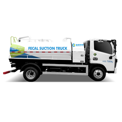 High Pressure Sewage Suction Truck With 4000l Capacity