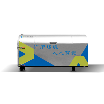 2.5m3 Large Garbage Containers  Refuse Collector Lift Large Garbage Bin Sorting And Recycling