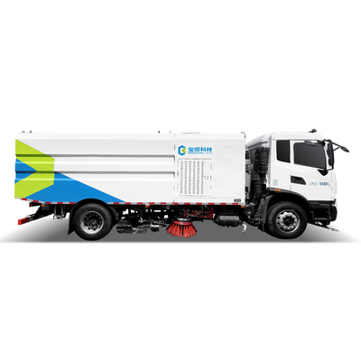 DFH1180EX8 Chassis Road Sweeper Truck With Water Sprinkler